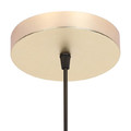 GoodHome Pendant Lamp Dorres E14 IP44, matt gold