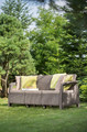 Garden Outdoor Sofa 3-seat, cappuccino