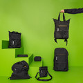 VÄRLDENS Accessory bag, black, 21x4x4 cm