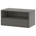 EKET Media shelf, dark grey, 70x35x35 cm