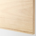 METOD High cabinet for fridge w 2 doors, white/Askersund light ash effect, 60x60x200 cm