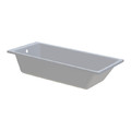 GoodHome Acrylic Bathtub Teesta 170x70 cm, white