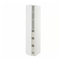 METOD / MAXIMERA High cabinet with drawers, white/Stensund white, 40x60x200 cm