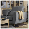 SLATORP 2-seat sofa, Hakebo dark grey