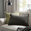 LAGERPOPPEL Cushion cover, anthracite, 40x58 cm