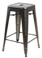 Bar Stool Paris 66cm, metallic