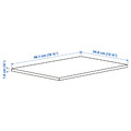 KOMPLEMENT Shelf, dark grey, 50x35 cm