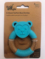 Bo Jungle B-Wood Teether Animals Blue Monkey