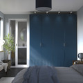 PAX / FYRUDDEN Wardrobe combination, white/white, 200x60x236 cm