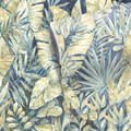 GoodHome Wall Mural Wallpaper Taran, blue plants