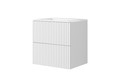 Wall-mounted Wash-basin Cabinet MDF Nicole 60cm, matt white