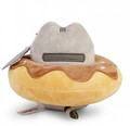 Soft Plush Toy Pusheen in a Chocolate Donut