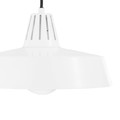 GoodHome Pendant Lamp Yarra E27, white