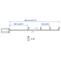 GETKÅL LED lighting chain, adjustable colour battery-operated/outdoor, 4.5 m