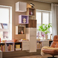 EKET Wall-mounted shelving unit, beige, 35x25x35 cm