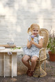Elodie Details Baby Bib - apron - Garden Leo Toile, 3m+