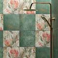 Glazed Tile Margot Flower 30.8 x 60.8 cm, 1pc, decor  C