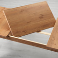 STORNÄS Extendable table, antique stain, 147/204x95 cm