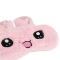 Plush Sleeping Mask Bunny, pink, 3+