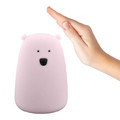 Night Lamp Goldlux Bear RGB USB, pink