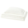 SCHERSMIN Duvet cover and pillowcase, white, 150x200/50x60 cm
