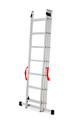 AW Aluminium Ladder Basic 3x6 Steps 150kg