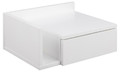 Wall-mounted Bedside Table Ashlan II, white