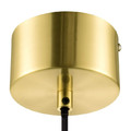 GoodHome Pendant Lamp Nedoki E27 90cm, brass