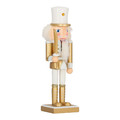 Nutcracker Christmas Decoration William 2 25cm, white