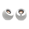 Creative Pebble V3 2.0 Desktop Speakers, White