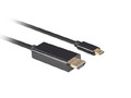 Lanberg Cable USB-C - HDMI 4K 60Hz 3m, black