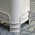 ASPAREN Planter, grey outdoor, 89x38 cm