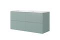 Wall-mounted Wash-basin Cabinet MDF Nicole 60cm, sage