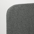 NYHAMN 3-seat sofa-bed, with foam mattress/Skartofta black/light grey