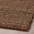 LANGSTED Rug, low pile, light brown, 170x240 cm
