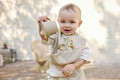 Elodie Details Baby Bib - Bunny Darling, 3m+