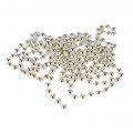 Christmas Tree Pearl Bead Chain Garland, Silver, 8 mm x 2.7 m