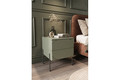 Bedside Table Nightstand Sonatia 45, olive