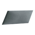 Upholstered Wall Panel Parallelogram Stegu Mollis 15x30cm R, dark grey
