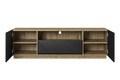 TV Cabinet Asha 167 cm, artisan/matt black