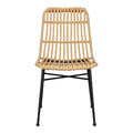 Dining Chair Surabaya, natural/black legs