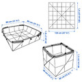 GREJSIMOJS Mat/storage box, foldable/beige