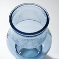 MYRMOSAIK Vase, blue, 17 cm