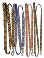 CHABA Dog Leash Patterned 25mm x 130cm, blue