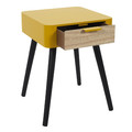 Nightstand Bedside Table Padano, yellow