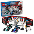 LEGO City F1 Garage & Mercedes-AMG & Alpine Cars 7+