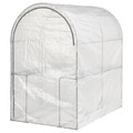 ASPAREN Greenhouse, transparent white, 123x190x190 cm