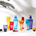 Plastic Drinking Glass 490ml, red