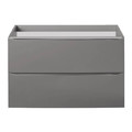 Wall-mounted Basin Cabinet GoodHome Imandra 100cm, grey