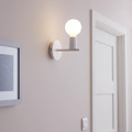 GoodHome Wall Lamp Darrah E27, white